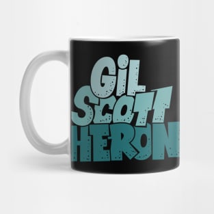 Gil Scott-Heron - Soul and Jazz Legend - Poet and Spoken Word Artist Mug